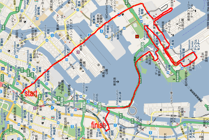 ginza odaiba photowalk map